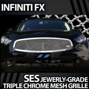  2009 2011 Infiniti FX SES Chrome Mesh Grille Automotive