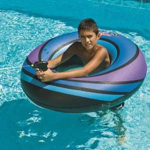   : Super Squirter Inflatable Ring Pool Float Toy: Patio, Lawn & Garden