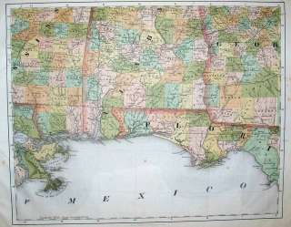 1851 John Calvin Smith UNITED STATES 16 Folio Map Sheets, Forming 