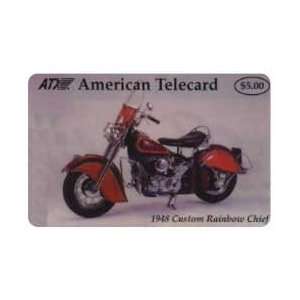  Phone Card Indian Motorcycles 1948 Rainbow Chief & 1937 Inline 