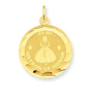  14K Matron of Honor Charm   JewelryWeb Jewelry