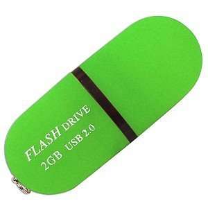  512MB USB 2.0 Portable Flash Drive (Green): Electronics