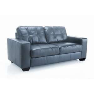  Spacco Single Leather Sofa in Black