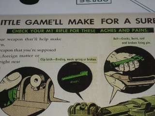 M1 Garand Poster WWII M14 carbine US Army PS Magazine  