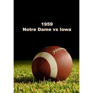  1959 Notre Dame vs Iowa   Football: Movies & TV