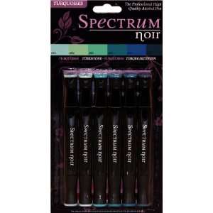  Spectrum Noir Alcohol Markers 6/Pkg Turquoises Everything 
