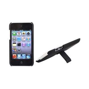    BLACK For iPod Touch 4 Back Cover Hard Case Stand Electronics