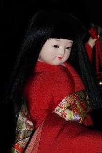 Old Ceramic Japanese Doll Beautiful Dancing Doll Figure  