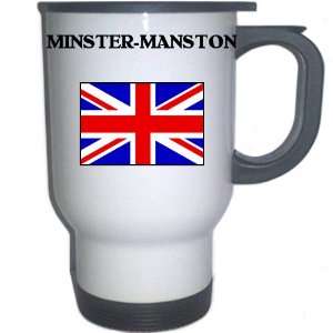  UK/England   MINSTER MANSTON White Stainless Steel Mug 