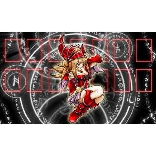 Yugioh Red Dark Magician Girl on Spell/Rune Circles Custom Playmat 