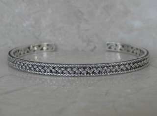 LOIS HILL STERLING SILVER THIN CUFF BRACELET AUTHENTIC NEW  