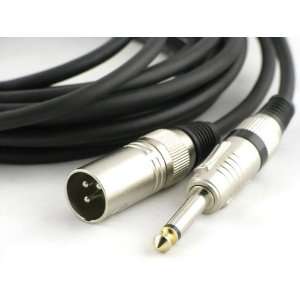  Adam Hall 6m male XLR to 1/4 jack cable Musical 