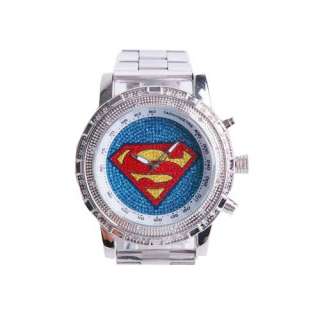   Crystal Oversized Super Man SportsQuartz Wrist Watch For All People