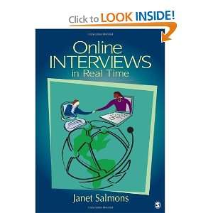  Online Interviews in Real Time [Paperback] Janet Salmons 