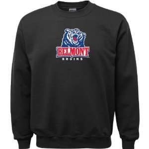 Belmont Bruins Black Youth Logo Crewneck Sweatshirt 