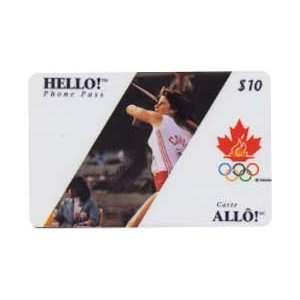   Phone Card $10. 1996 Olympics Javelin USED 