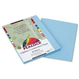  PACP7609   Peacock Sulphite Construction Paper Office 