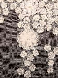 Monique Lhuillier Peaches & Cream Couture Bolero Jacket Diamond White 