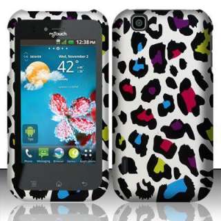   LG MyTouch 4G E739 Color Leopard Skin Snap on Hard Case Phone Cover