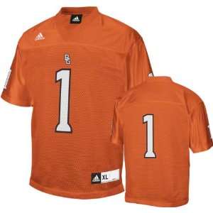 Bowling Green State Falcons Football Jersey adidas #1 Orange Replica 
