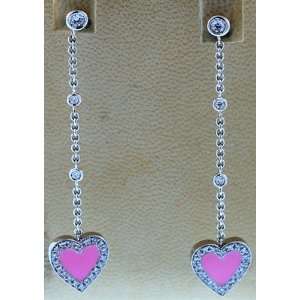   Gold Diamond Heart Earrings (.73 ct. tw.): Alicias Jewelers: Jewelry