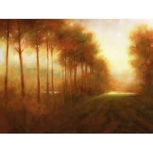   Trees At Dawn   Poster by Jim Mitchell (31.5 x 23.5)