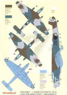KORA Decals 1/72 JUNKERS Ju 86 Legion Condor Bomber  
