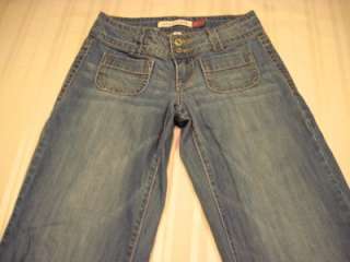   Jeans Aeropostale Avery Size 00 Short Wide Leg Low Light Blue  