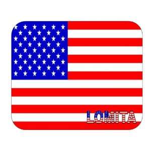  US Flag   Lomita, California (CA) Mouse Pad Everything 
