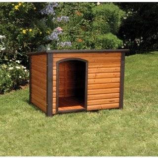  Extreme Outback Log Cabin Dog House 45.5x26.5x27.5: Pet 