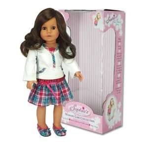  Catherine Doll, 18 Inch Brunette Doll, Jointed Arms/Legs 