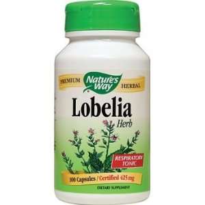  Natures Way Lobelia Herb 425 mg 100 Caps Health 
