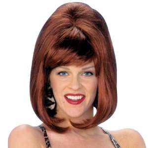  Lets Party By FunWorld Bouffant Wig (Auburn) / Red 