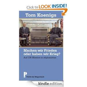   Edition) Tom Koenigs, Joscha Schmierer  Kindle Store