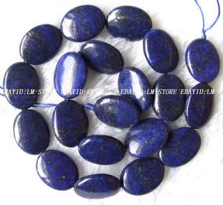 16x20mm Lapis Lazuli Oval Beads 15.5  
