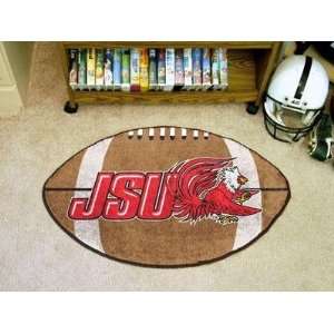  Jacksonville State JSU Gamecocks Football Shaped Area Rug 