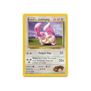   Gym Heroes Unlimited Uncommon Brocks Lickitung 41/132 Toys & Games