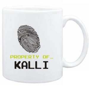  Mug White  Property of _ Kalli   Fingerprint  Female 