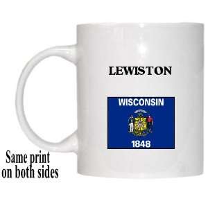  US State Flag   LEWISTON, Wisconsin (WI) Mug Everything 