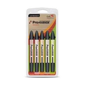  New   Letraset ProMarker Twin Tip 5/Pkg by Letraset Arts 