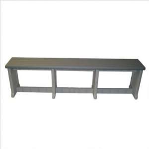   Leisure Accents 91321107 74 W Patio Bench Color: Gray: Toys & Games
