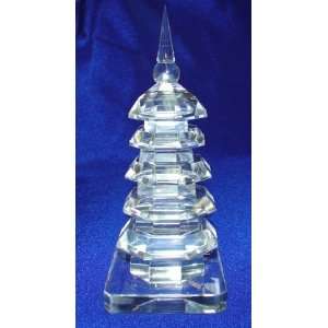  Chinese Feng Shui 5 Layer Crystal Pagodas