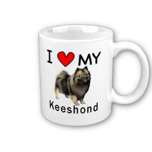  I Love My Keeshond Coffee Mug 