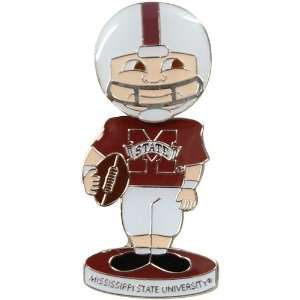NCAA Mississippi State Bulldogs Bobblehead Football Player Pin:  