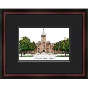  Ohio State University Buckeyes Framed & Matted Campus 