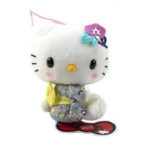    Eikoh Hello Kitty Kimono Plush Strap   5 Yellow Belt Toys & Games