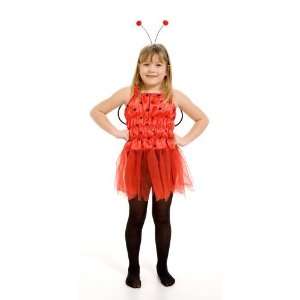  Ladybug Dress with Wings & Headband Child Costume: Toys 