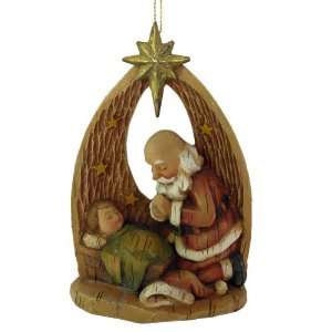  Kneeling Santa Ornament