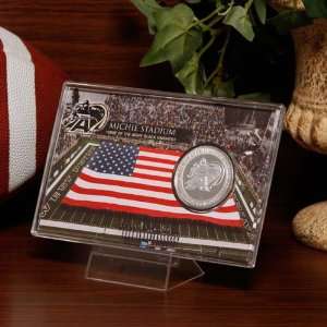  Army Black Knights Michie Stadium Silver Coin Card: Sports 