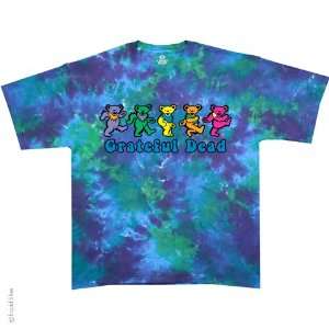 Grateful Dead   Dancing Bears Tie Dye T Shirt, Large 